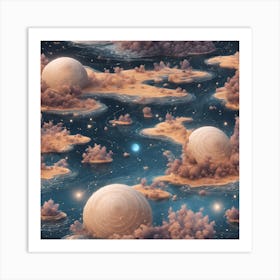 Galaxy Of Spheres Art Print