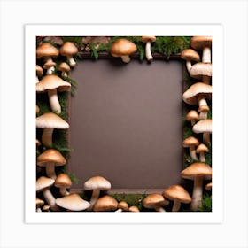 Mushroom Frame 13 Art Print