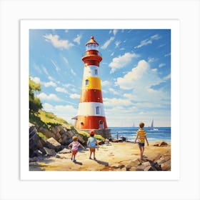 Lighthouse 8 Art Print