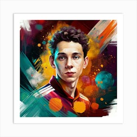 Soccer Player Art Print