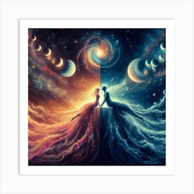 Love In The Universe Art Print