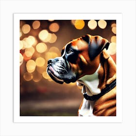 Boxer Dog 2 Art Print