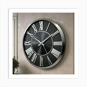 Wall Clock 1 Art Print