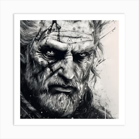 Witcher Wild Hunt Art Print