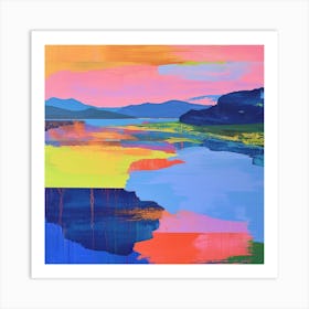 Abstract Travel Collection Lake Titicaca Bolivia Peru 2 Art Print