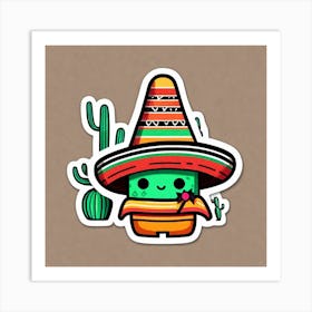 Mexican Cactus 27 Art Print