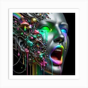 Cyborg 10 Art Print