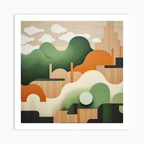 Abstract Landscape 1 Art Print