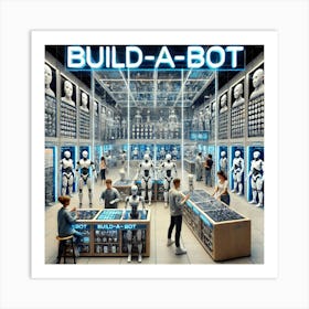 Build-A-Bot 1 Art Print