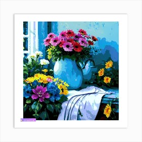 Flowers In A Vase Art Print