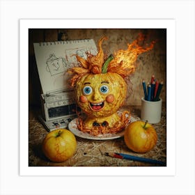 Halloween Pumpkin 12 Art Print