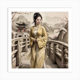 Chinese Woman Art Print