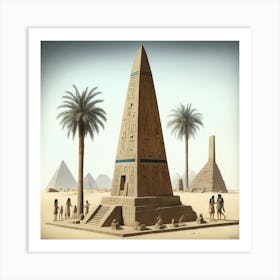 Egyptian Pyramid Art Print