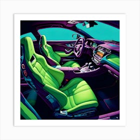 Sport Cars Interiors 2 Art Print