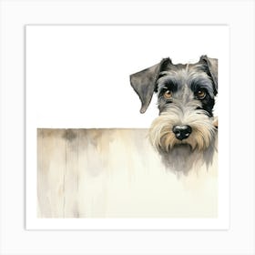 Standard Schnauzer Dog 6 Art Print