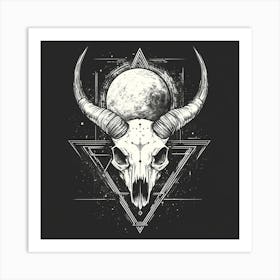 Demon Skull Poster