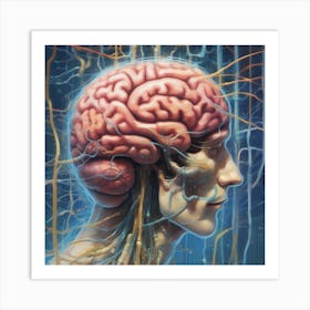 Human Brain 26 Art Print