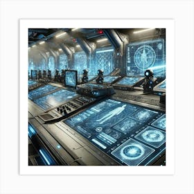 A Advanced Radar Systems Defense Perimeter Stations Asterian Syndicate 1024 Art Print