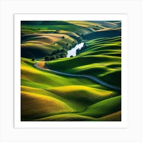 Rolling Hills Art Print