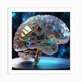 Cd Brain Art Print