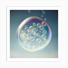 Bubbles Stock Videos & Royalty-Free Footage Art Print