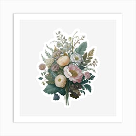 Bouquet Of Flowers 13 Art Print