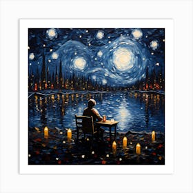 Festive Echoes on Canvas Art Print