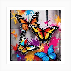 Butterfly Painting 58 Art Print