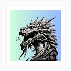 Dragon Head 1 Art Print