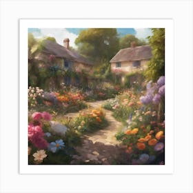 Fairy Garden 1 Art Print