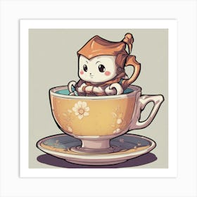 Tea Art 61 Art Print