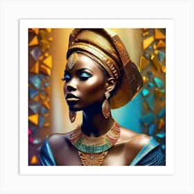 Beautiful African Woman 2 Art Print