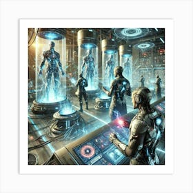 A Science Fiction Depiction Of The Storm Wardens, 1 Art Print