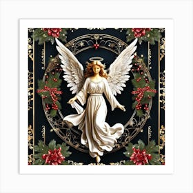 Angel Of Christmas 5 Art Print