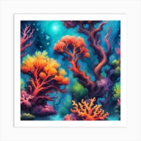 Coral Reef Art Print