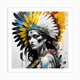 Indian Woman 1 Art Print