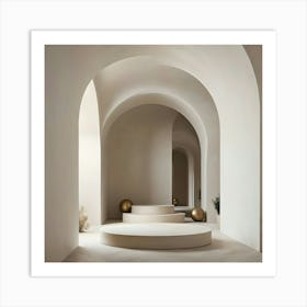 Room With Arches 9 Art Print