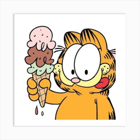 Garfield Art Print