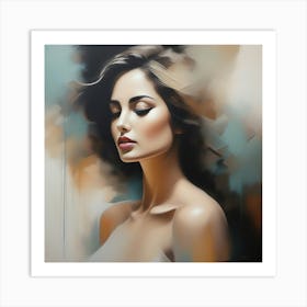 Portrait Of A Woman 10 Art Print