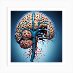 Human Brain 51 Art Print