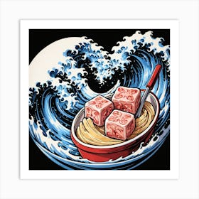 Ramen Noodle Art Print