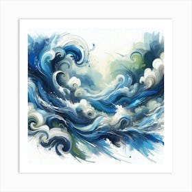 Ocean Wave 2 Art Print