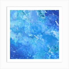 Ebb And Flow Square Art Print