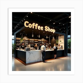 Coffee Shop 3 Art Print