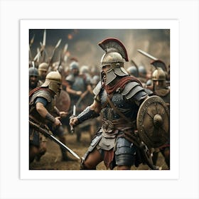 Spartan Warriors Art Print