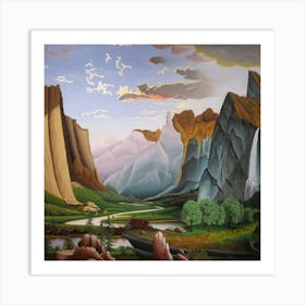 Yosemite Valley Art Print