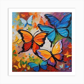 Butterfly Painting 36 Art Print