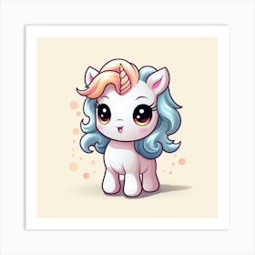 Cute Unicorn 767 Art Print