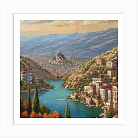 Blue Mosque Art Print