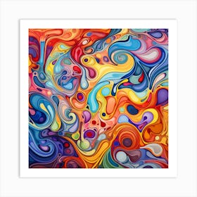 Abstract Painting 83 Art Print